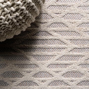 Ararat High-low Pile Moroccan Diamond Modern Indoor/outdoor Area Rug